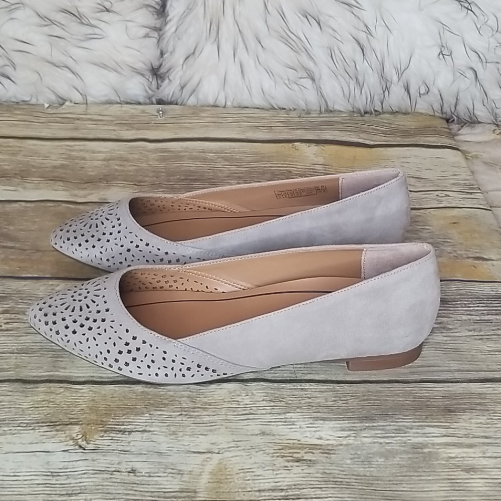 Vionic Carmella Suede Flats NWOT